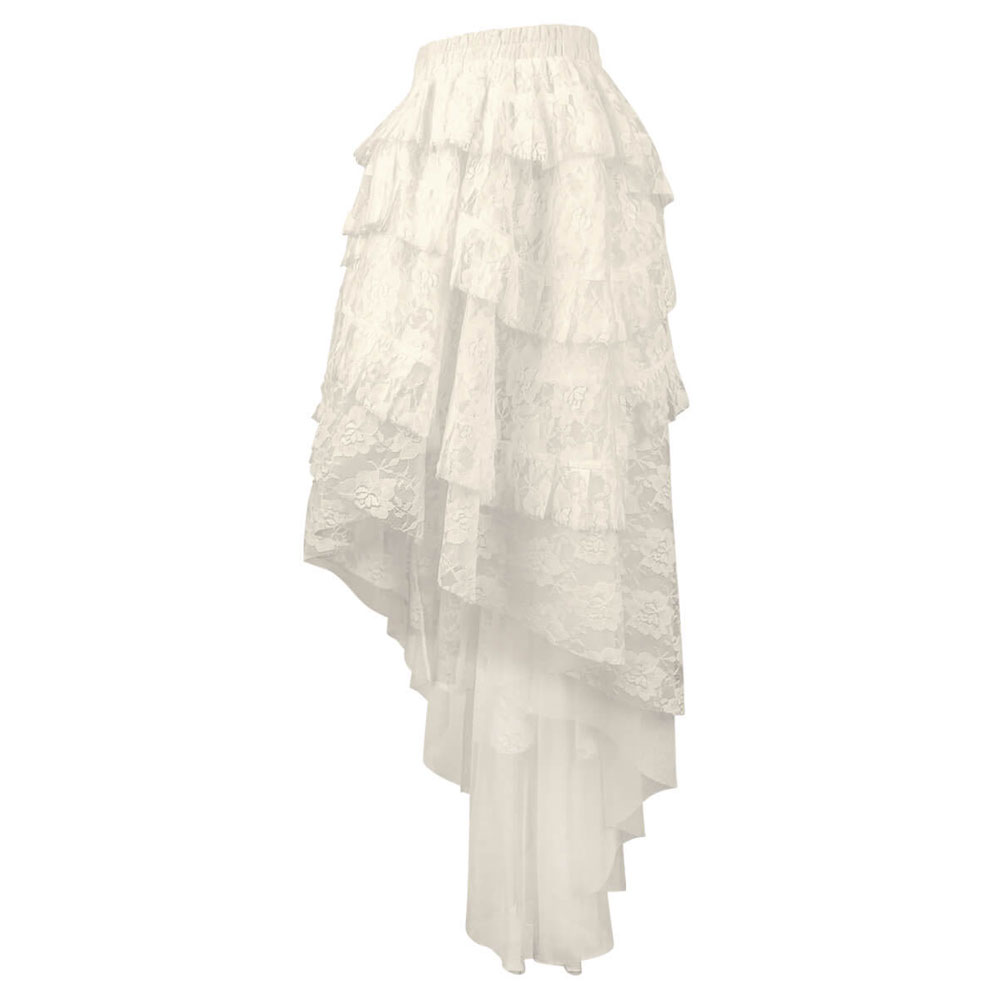 Attitude Corsets - Victorian skirt Jupe haute - Crème